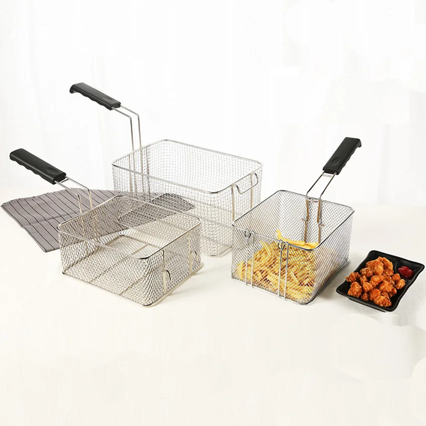 Сверхмощные экологически чистые чипсы с никелевым покрытием жареная пища глубокая фритюрница taco корзина для индейки