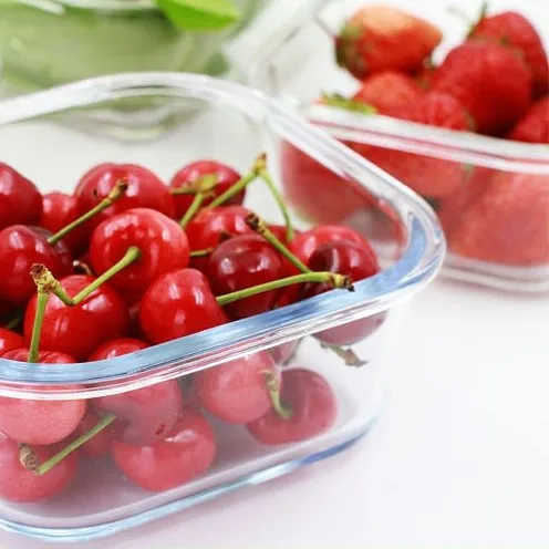 BPA бесплатная прямоугольная круглая квадратная герметичная еда Prep морозильная камера термоустойчивое Стекло контейнер для хранения еды набор с защелкивающиеся