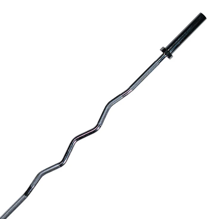 190cm Rack Able EZ Curl Bar for Bicep Curls and Triceps Extensions