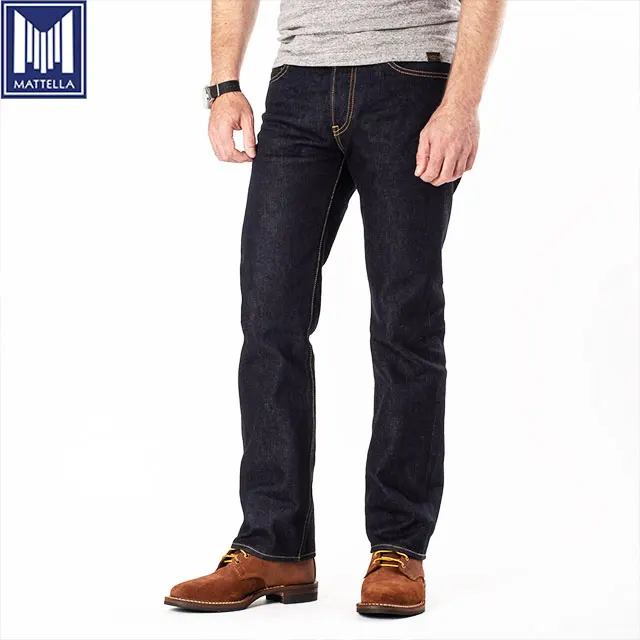 Мы работаем по OEM и ODM изготовленные на заказ/17 oz новинка в винтажном стиле; С каймой из джинсовой ткани; Повседневная Рабочая зауженные джинсы брюки для девочек