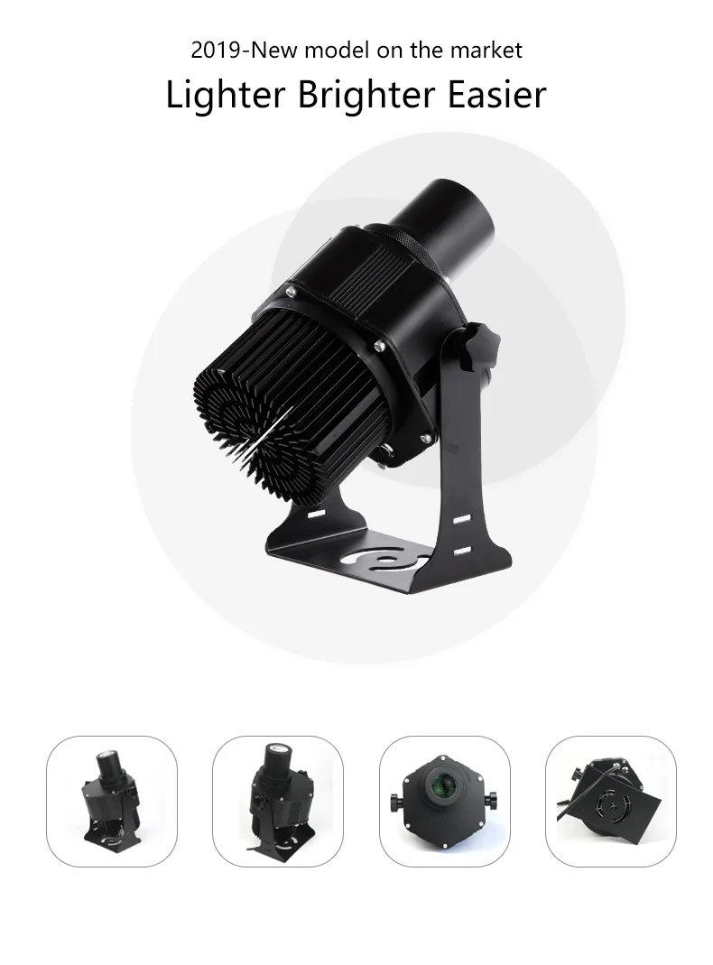 80W  led logo light projector with zoom OEM projector customized with good price laser logo gobo projector