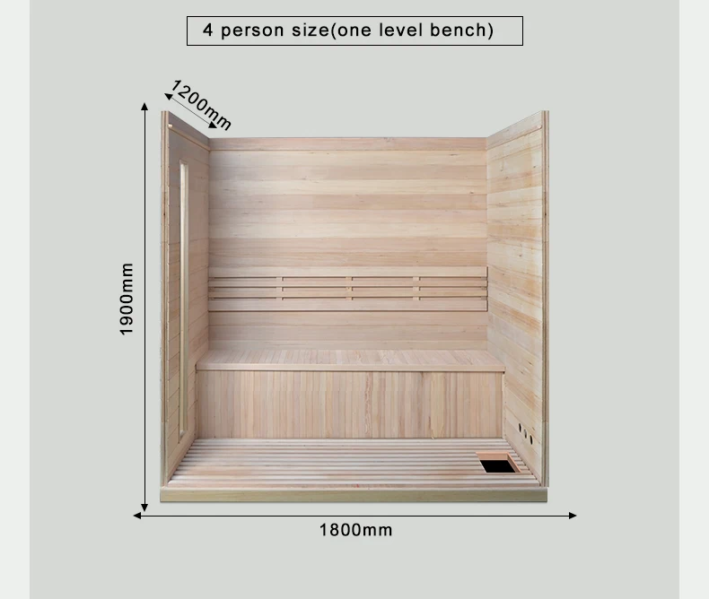 New Design Good Price Steam Sauna Traditional Sauna Room for sale