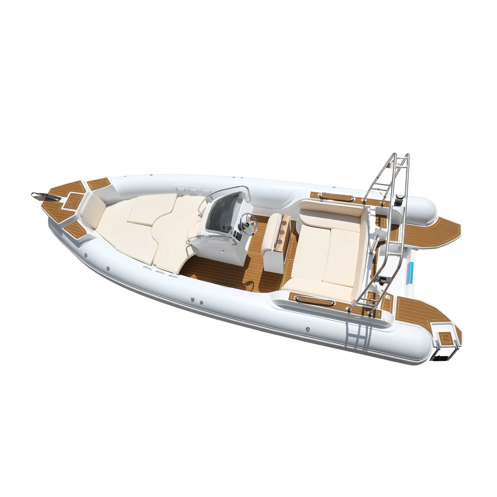 Newest RIB 700 Luxury Fishing Yacht PVC and Hypalon Material for Ocean Waters Rescue and Outdoor Sports Available for Sale