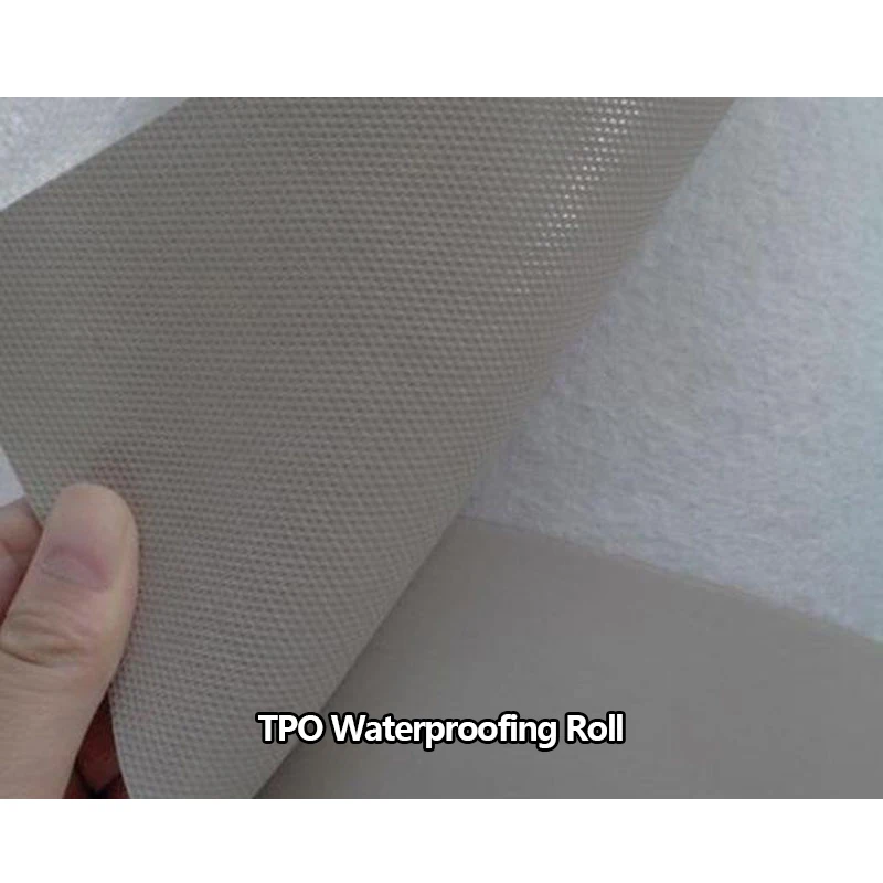 China professional roofing materials various type TPO waterproofing membrane