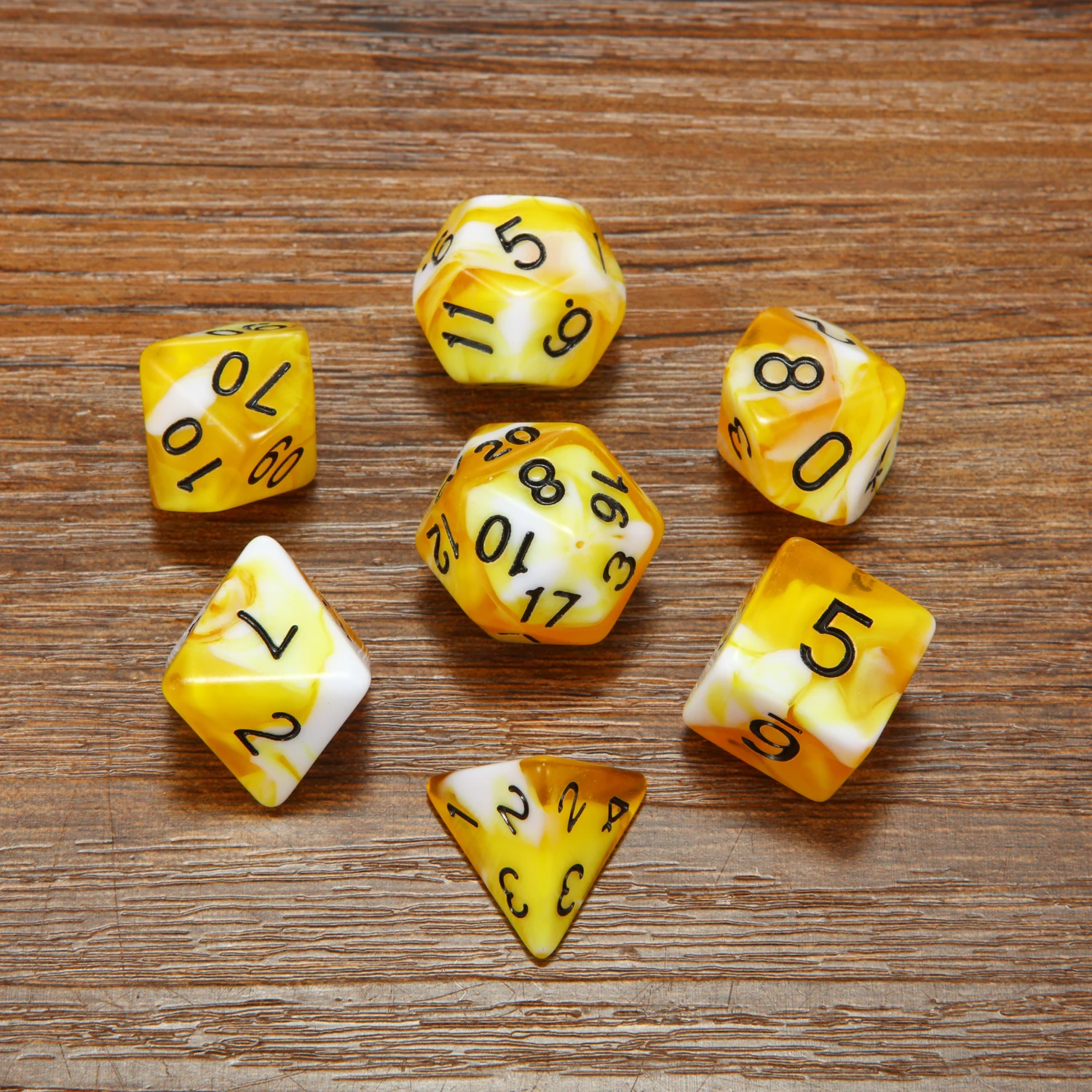 Набор многогранных кубиков многоцветная игра для RPG Dungeons and Dragons DND MTG D20 D12 D10 D8 D6 D4