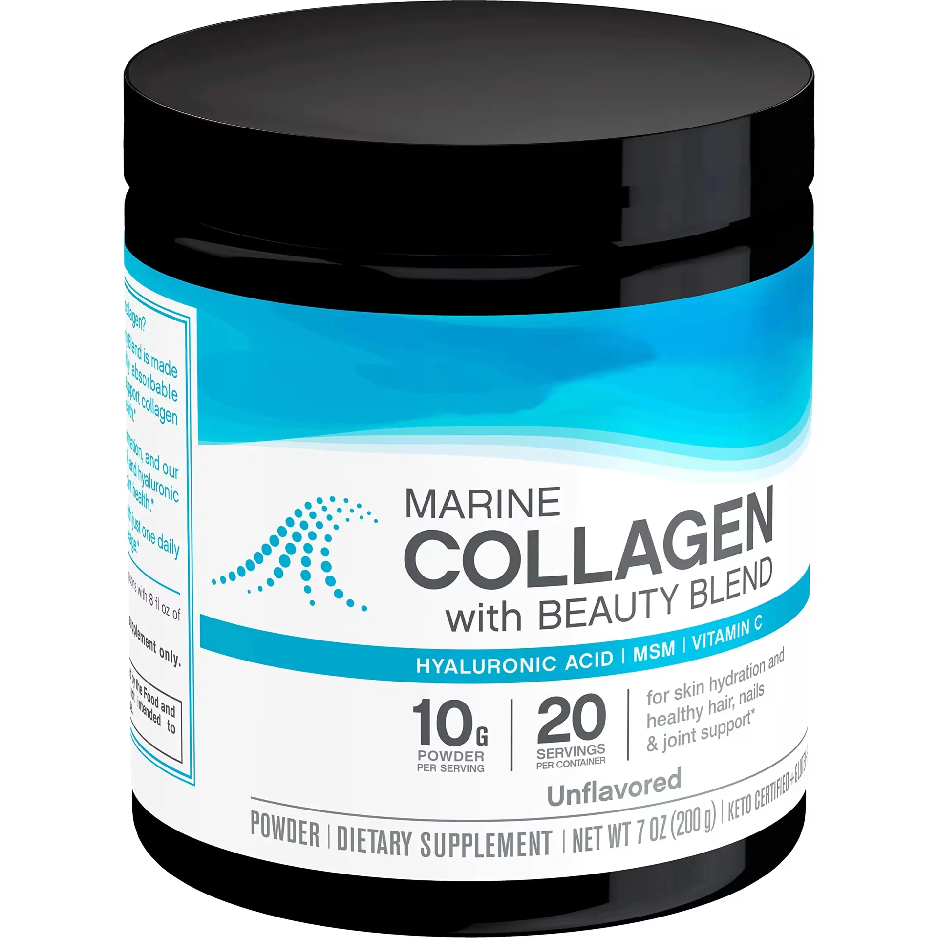 Marine Collagen Peptides Powder For Hair Skin Nails Collagen Powder Drink With Vitamin C