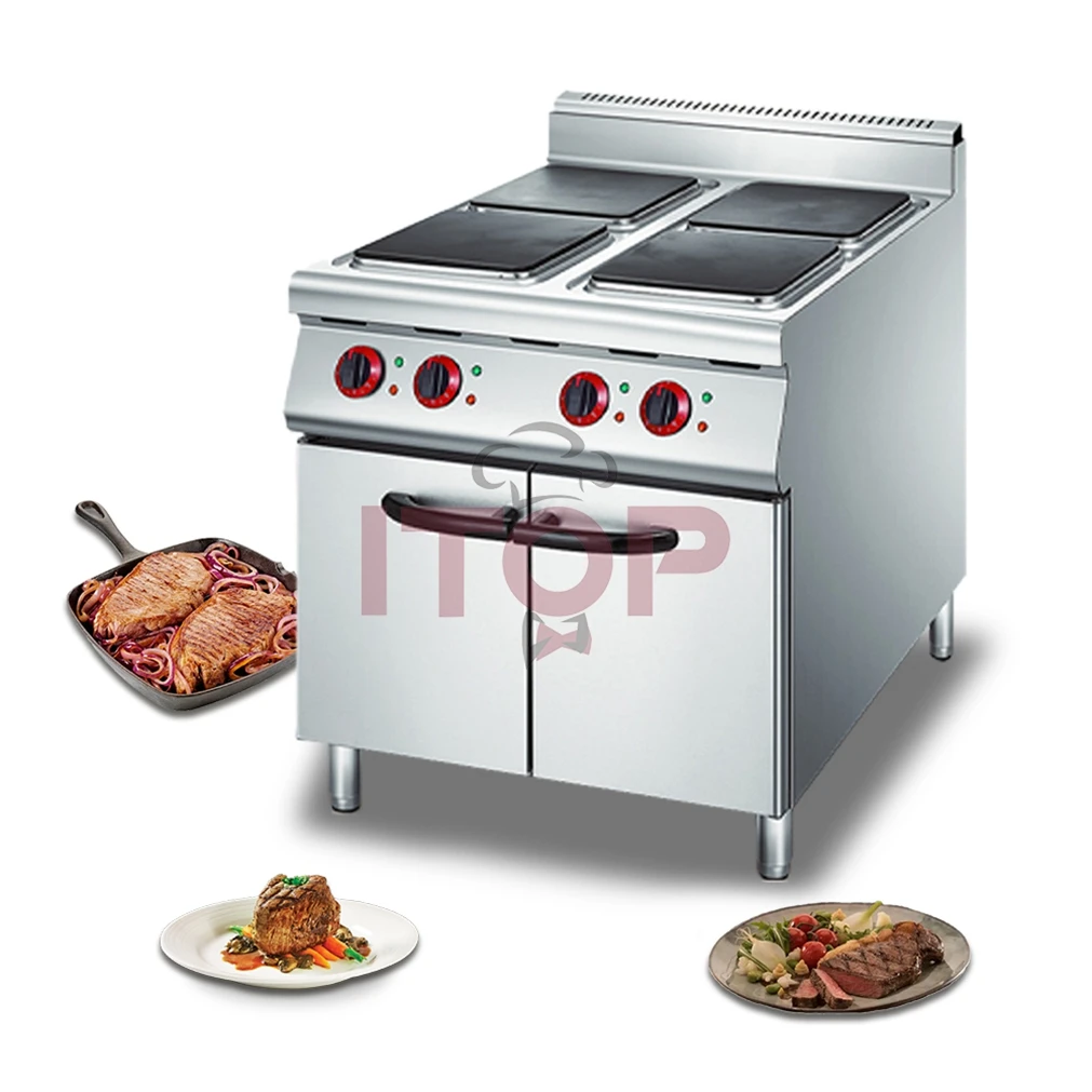 ITOP Kitchen Equipment Commercial Customized Electric Furnace Cooking Pot Stove Range with Oven