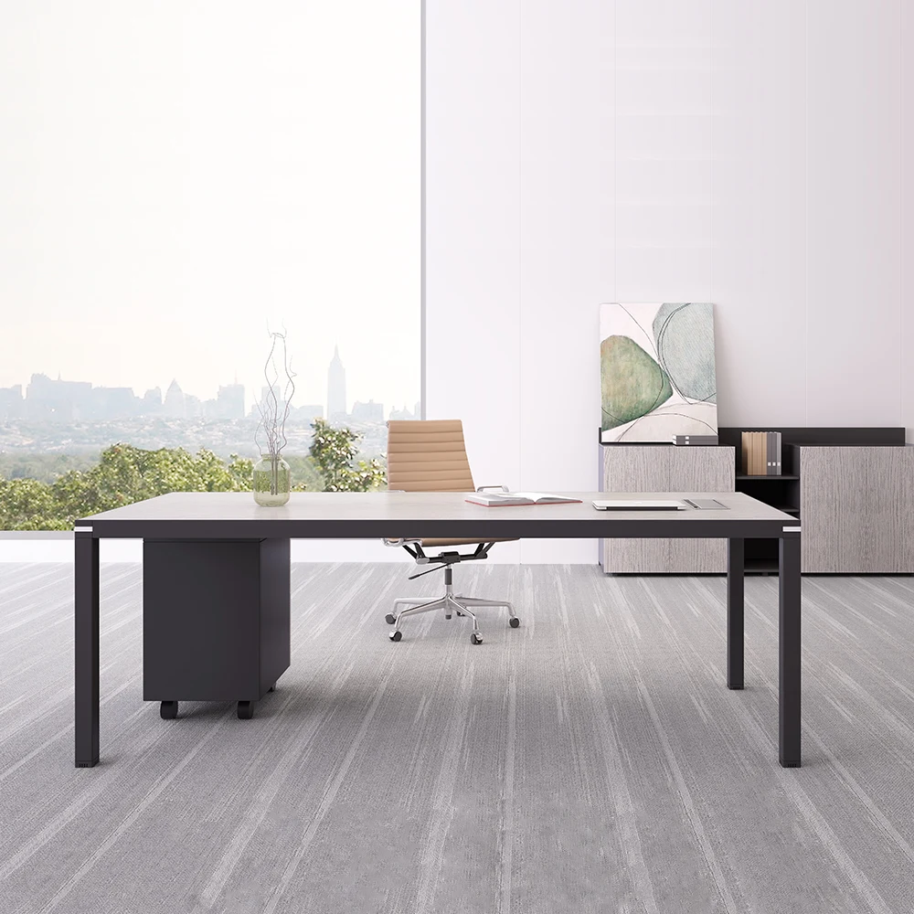 Latest office home computer cubicle executive wooden desk workstation furniture desks table