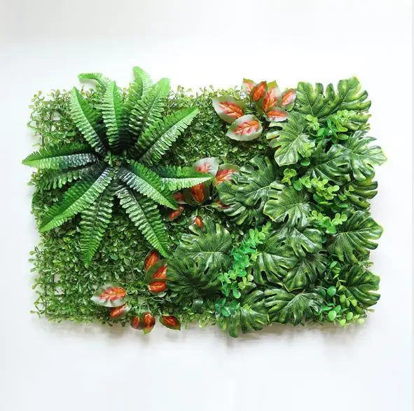 Factory wholesale Artificial Vertical Garden Wall Artificial green Plant 3D Wall Panel