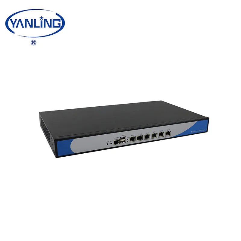 YanLing брандмауэр Z87 чипсет поддержка 16 ГБ оперативная память с 6 gigabit lan pfsense