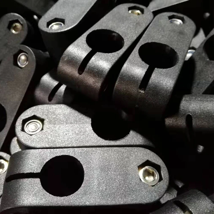 Оптовая Продажа с фабрики пластиковый Двойной нейлоновый поперечный зажим для конвейеров