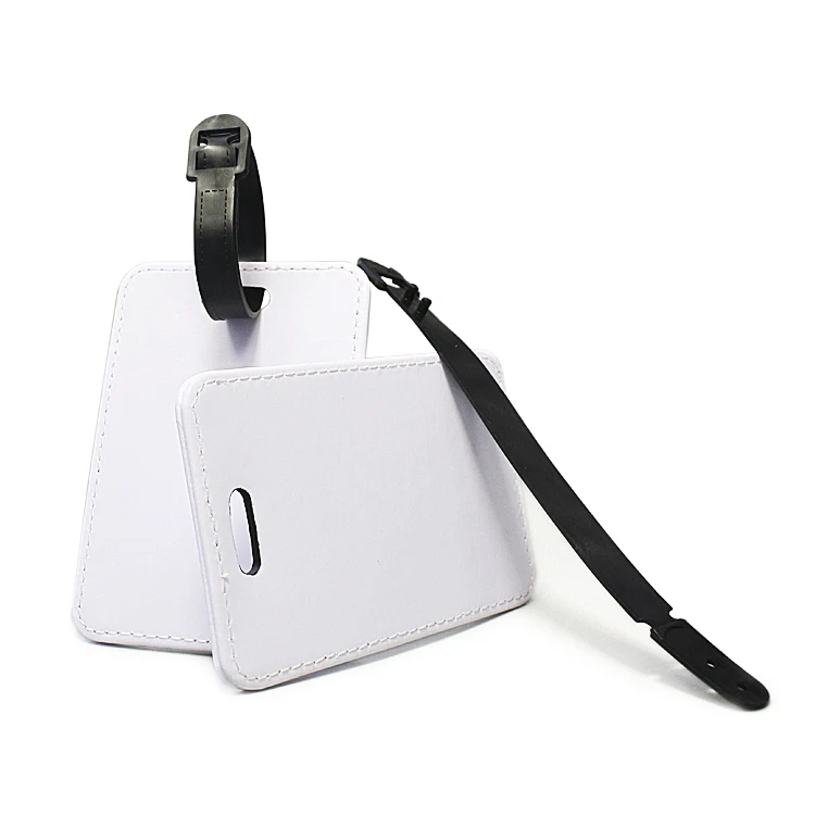 Sublimation Blank Personalized Luggage Tag Office Luggage Tag Bridesmaids Luggage Tags Pu Leather Cover