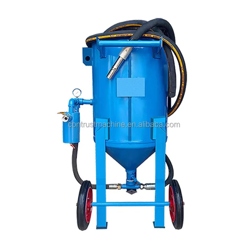Hot Selling Water And Glass Sand Blasting Machine Wet Dustless Sandblaster Cabinet Vapor Blaster Gun Sandblast Equipment