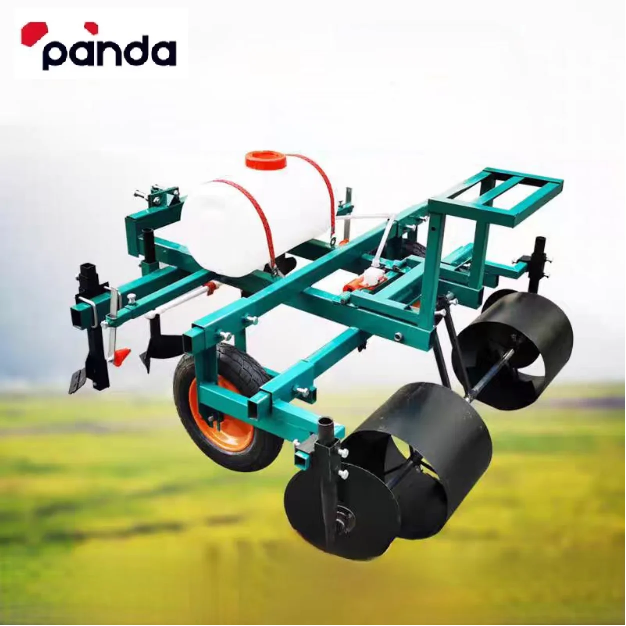 Micro tiller matched with peanut seeder Small peanut seed sowing and film covering machine