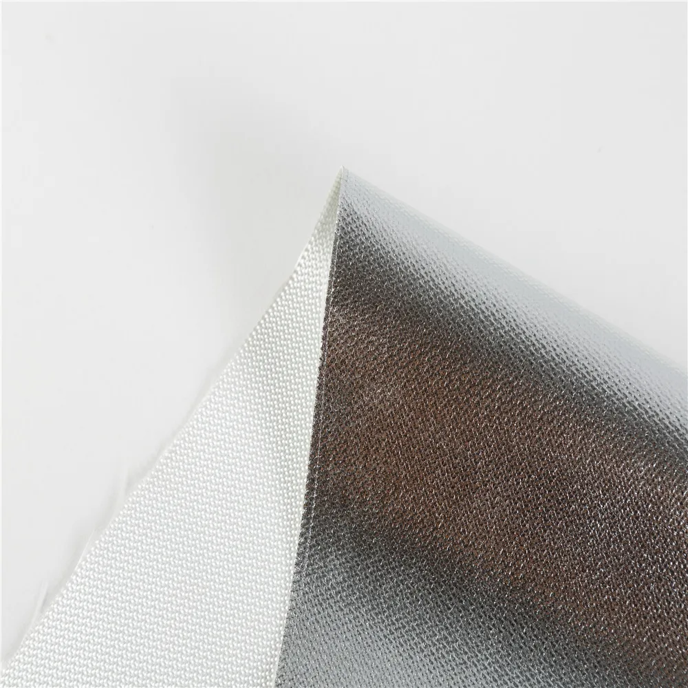 One side both sides Aluminum Foil Coated Heat Insulation Fiberglass Cloth