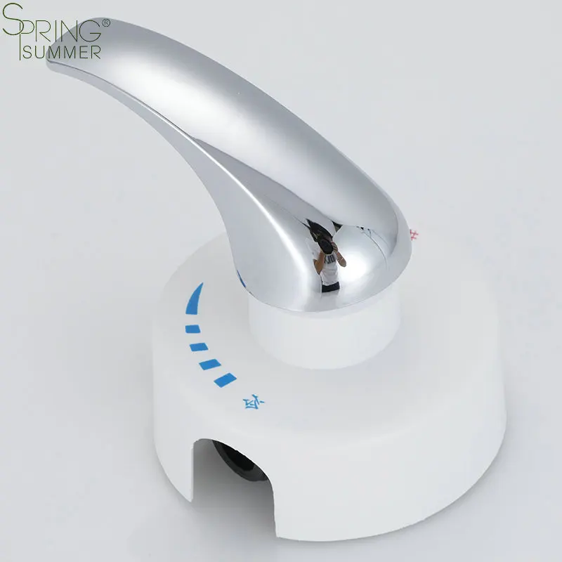 SPING SUMMER Plastic Electric Hot Water Heater Mixer Tap Electric Water Heater Faucet