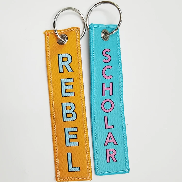 Hot sale wholesale price accept number steel tags keyring pilot pink keychains keychain Personalized custom