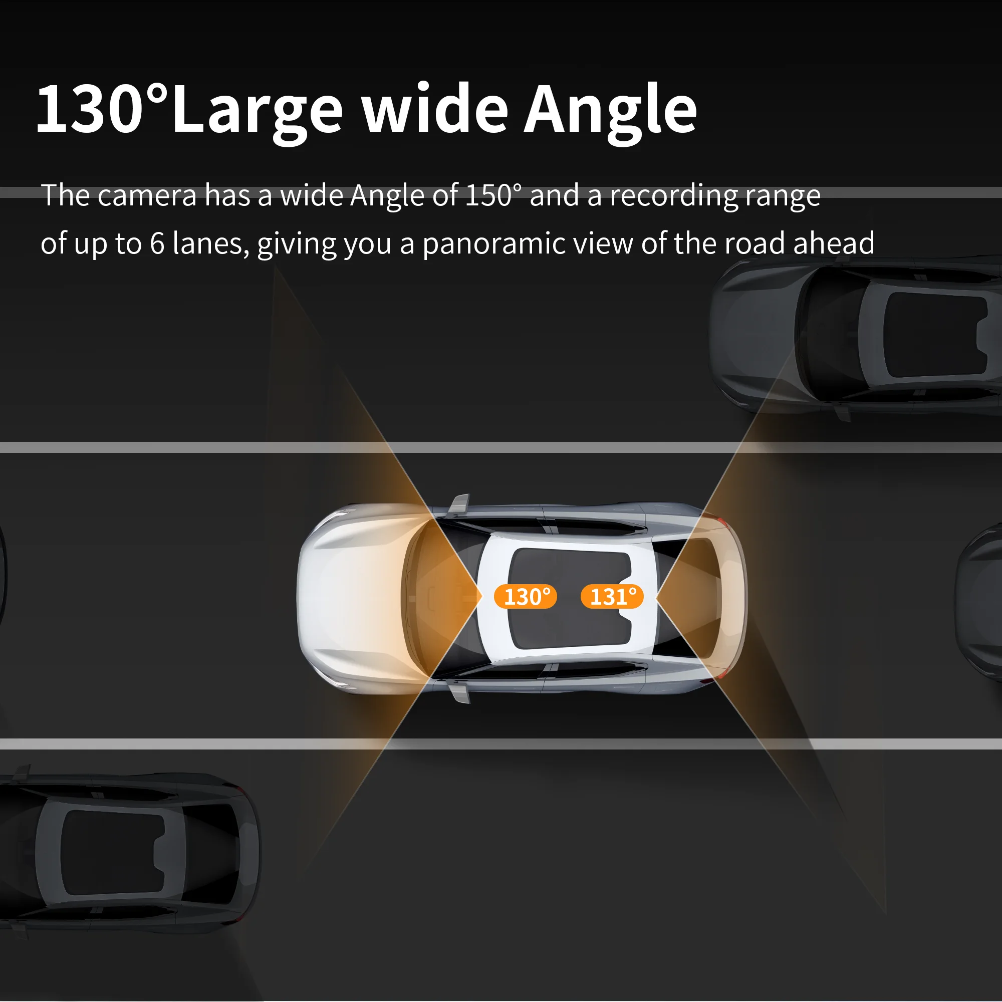 AutoSight Front and Rear Car Camera 1080P With APP Parking Monitor Dash Cam Mirror Car Black Box Dual Len Auto Video Recorder