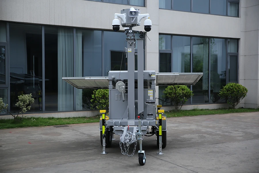Mobile Solar CCTV Trailer