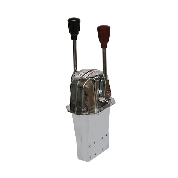 Maine engine throttle lever for boats, ships