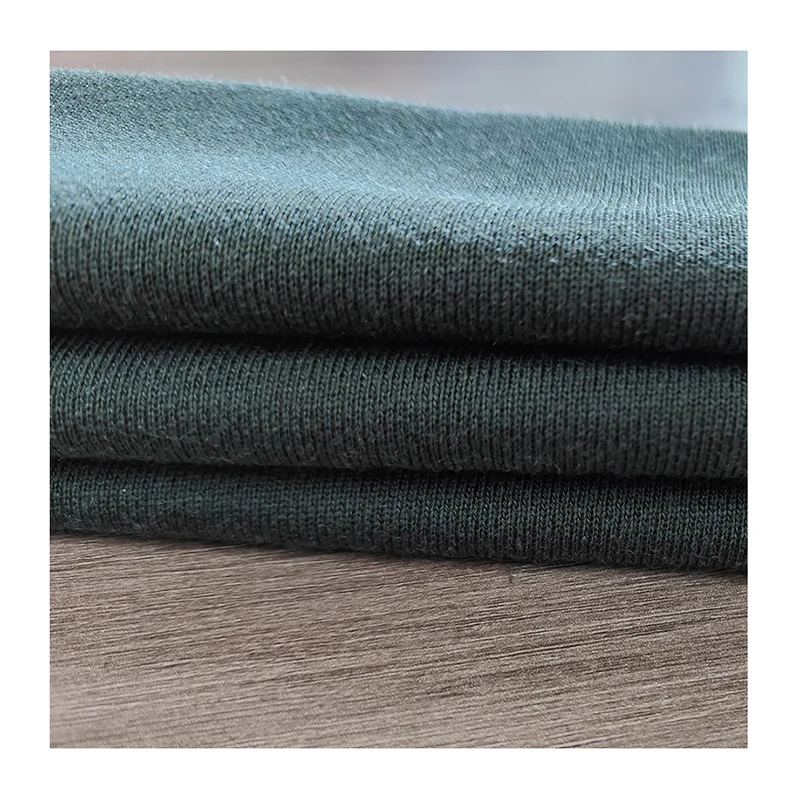 43%Cotton 34%Polyester 23%Merino wool fabric High quality Warm Soft wool  Knit cotton polyester merino wool French Terry Fabric