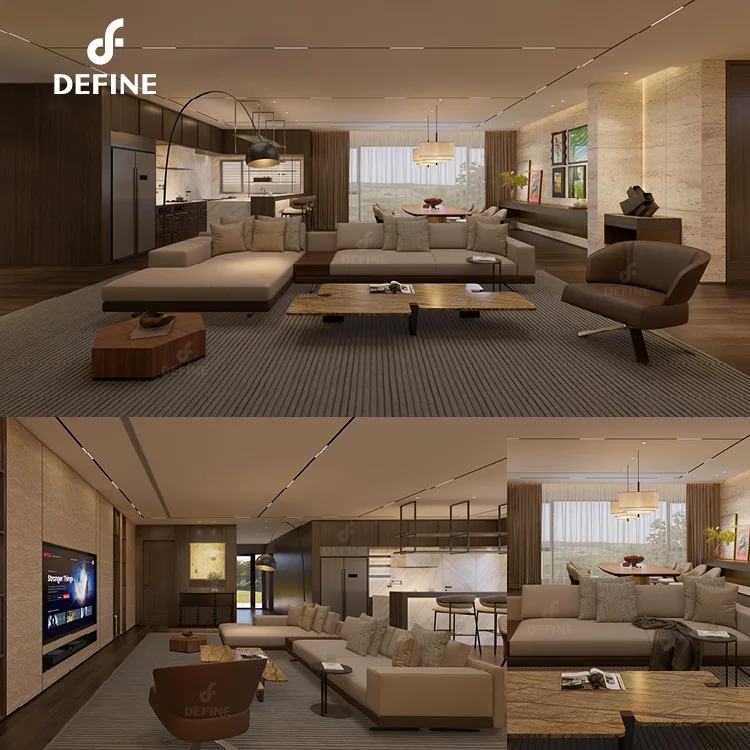 One Stop Solution For Whole Home Furniture Customized Italian Modern Nordic Living Room Furniture Set