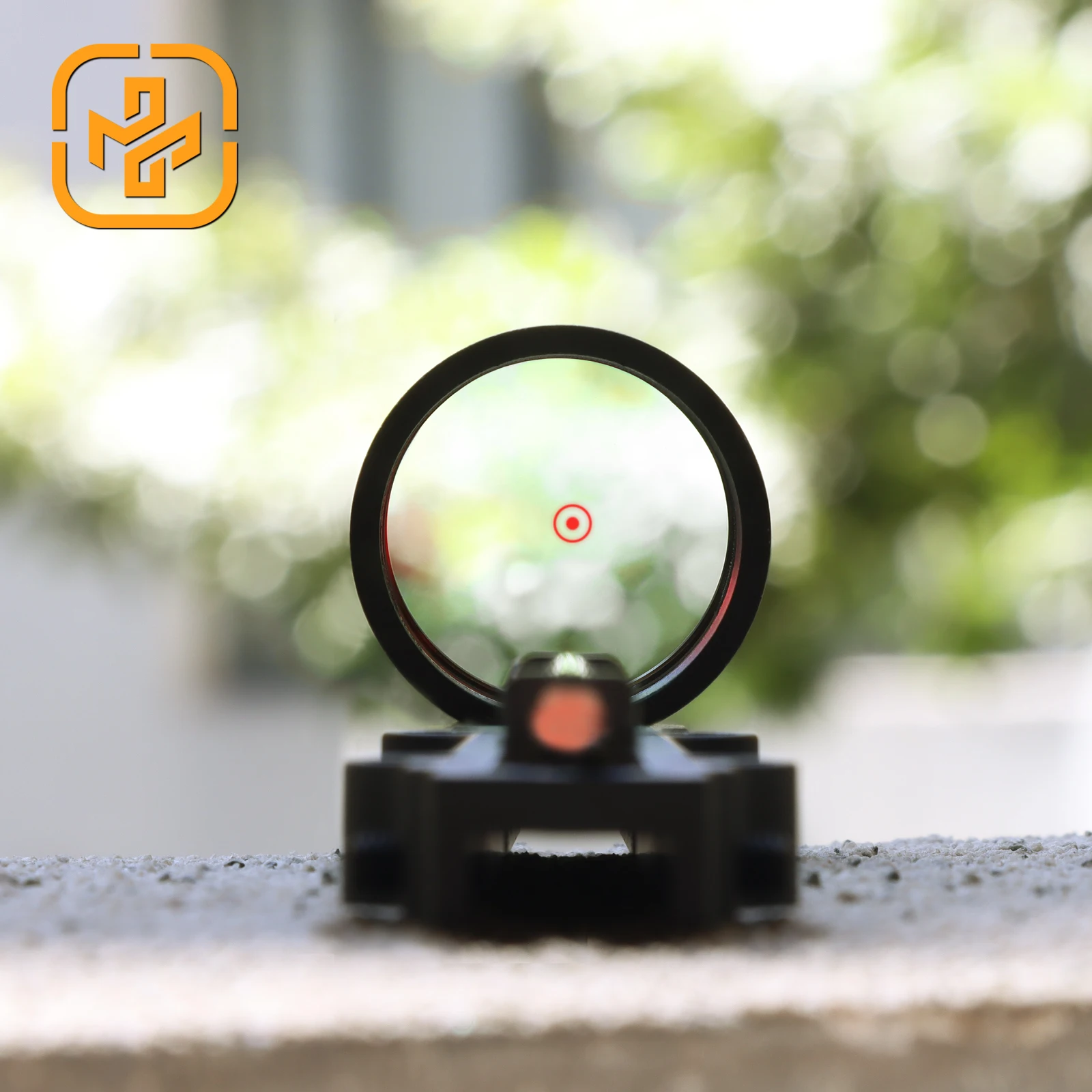 Focuhunter 1x28 волоконно-красный точечный прицел красный волоконно-оптический IPX7 водонепроницаемый для охоты батарея не нужна
