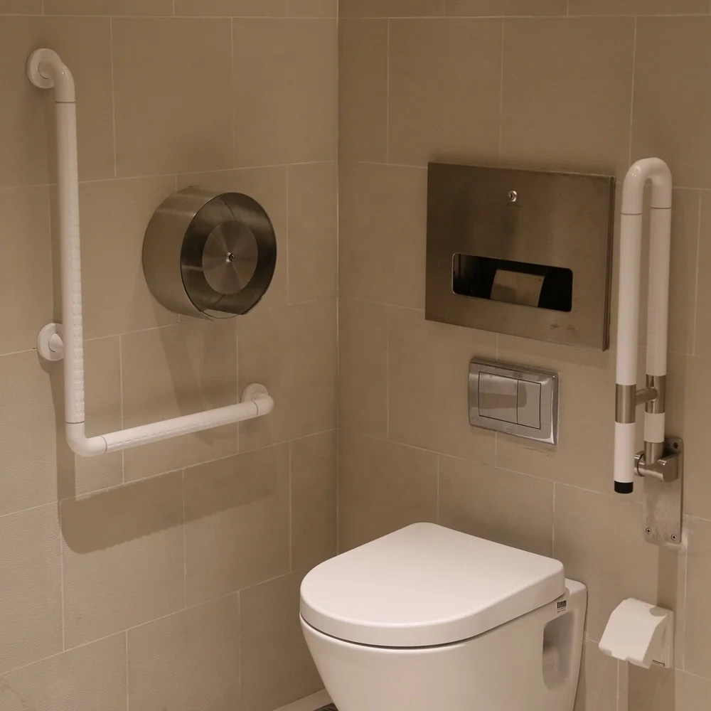
colorfull grab bar L shaped toliet grab bar 