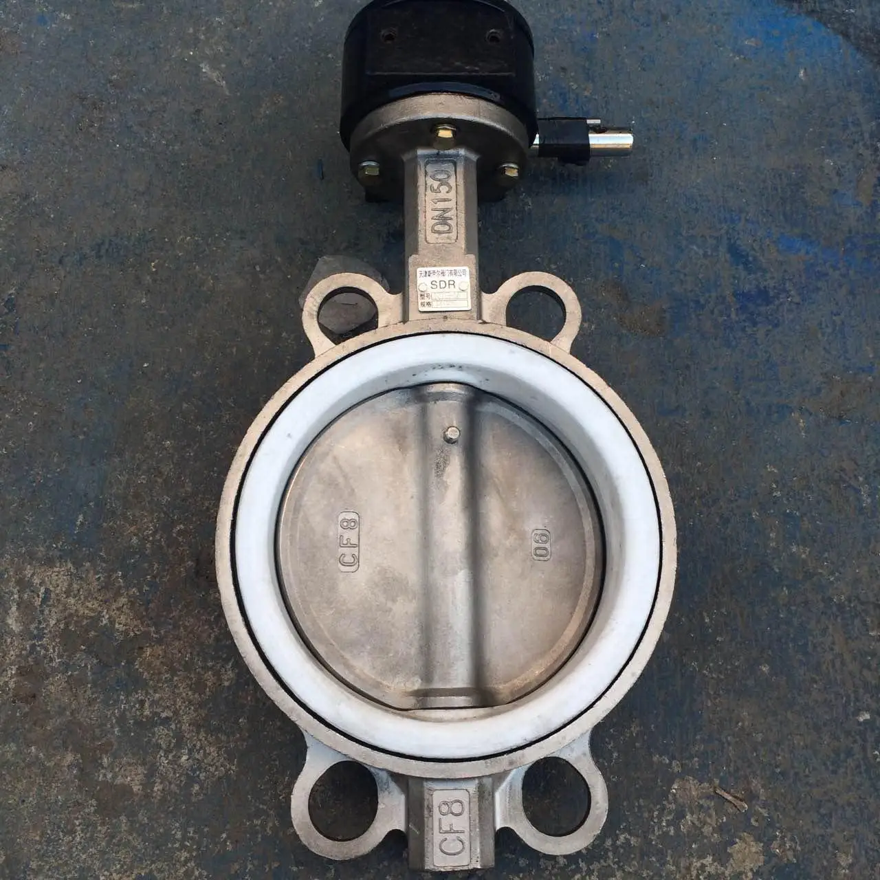 
D371X-10P Stainless Steel Turbo Wafer Butterfly Valve 
