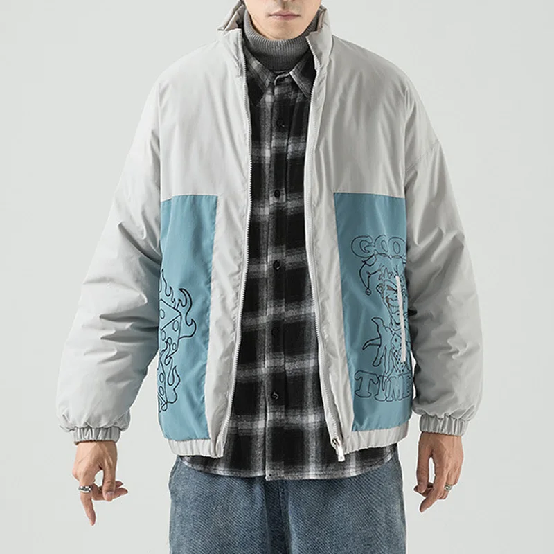 Maxnegio 2021 fall fashion winter coats for men cotton padded jacket