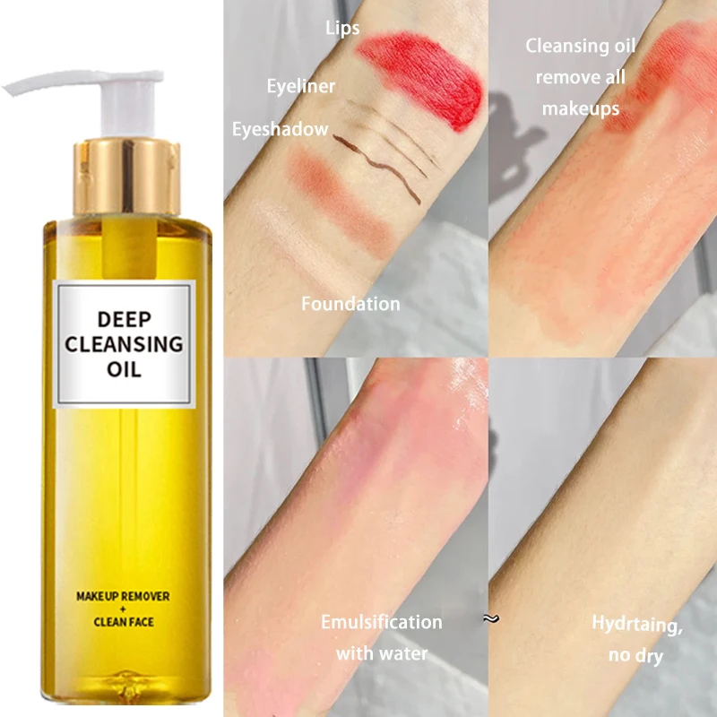Private Label Moisturizing Makeup Remover Korean Face Deep Cleansing Oil