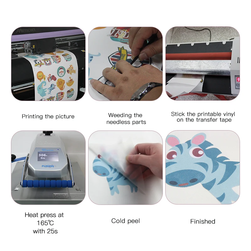 Factory wholesale printable flock heat transfer vinyl for t shirt