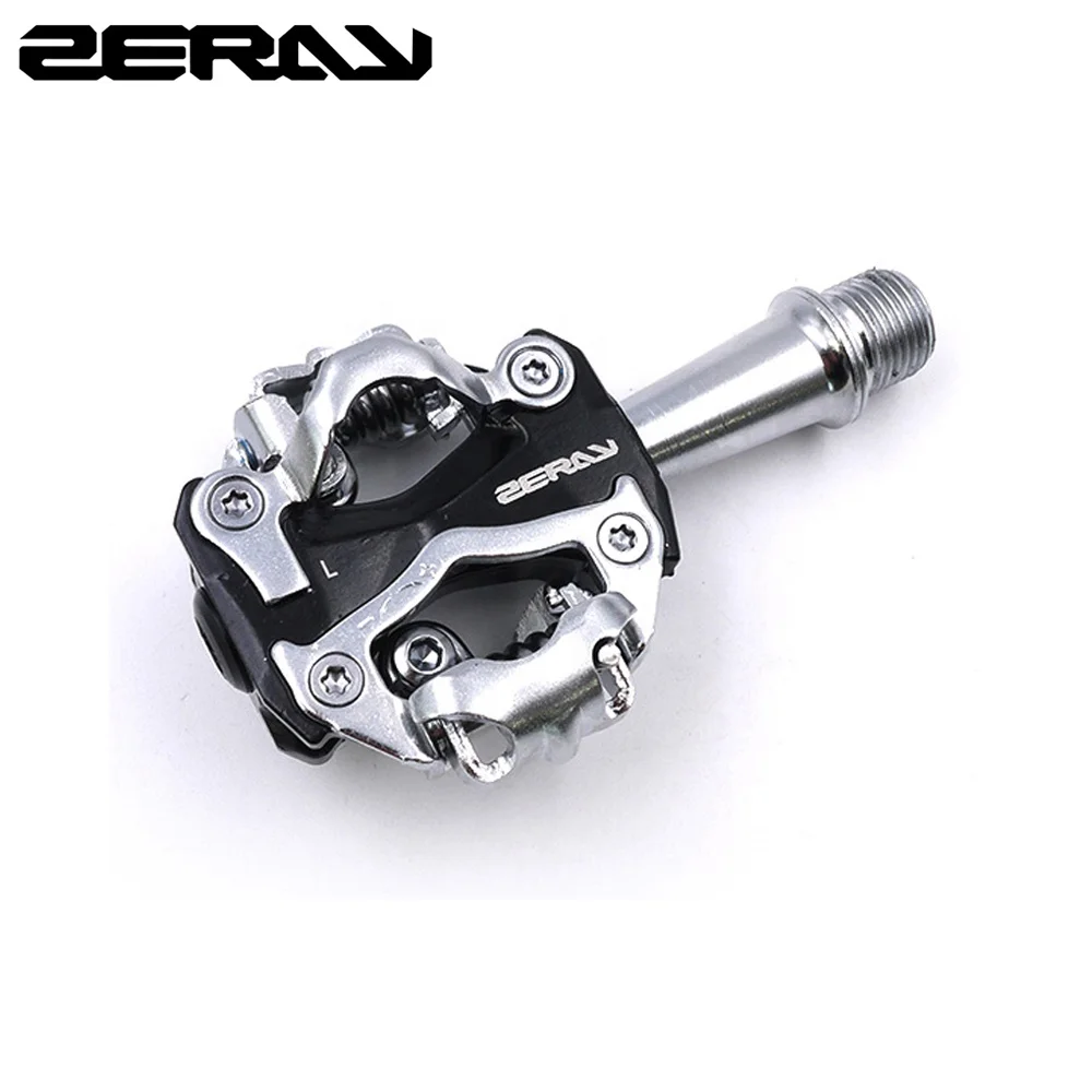 
ZERAY mtb clip pedals for mountain bike dual spd bicycle self-locking Sealed bearing alloy pedal 