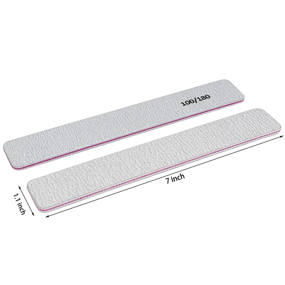 Professional Square Diamond Rectangle Pedicure Manicure Nail File With Logo