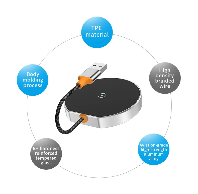 Carplay Wireless AI Box Android Auto Adapter Auto Car Play Wireless Adapter CarPlay Wireless Adapter for iPhone iOS Android