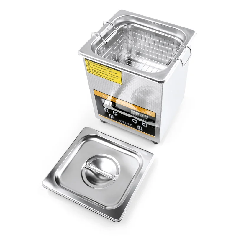 2L 60W Digital Ultrasonic Cleaner Stainless Steel Bath Home Use Jewelry Glasses Spark Plug Bead Carving Rust Oil