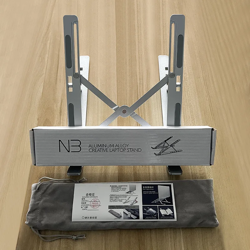 New N3 Adjustable Laptop Stand Aluminum for Macbook Tablet Notebook Stand Table Cooling Pad Foldable Laptop Holder
