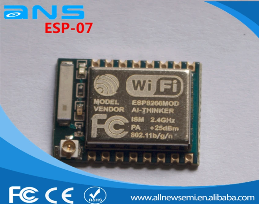 FCC CE RoHS WIFI модуль ESP8266 ESP-07 Новая версия 1