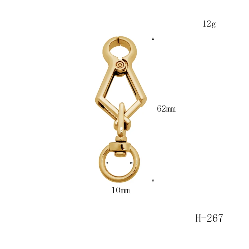 Wholesale Custom Handbag Accessories Dog Hook Bag Strap Connecting Buckle Metal Swivel Snap Hooks