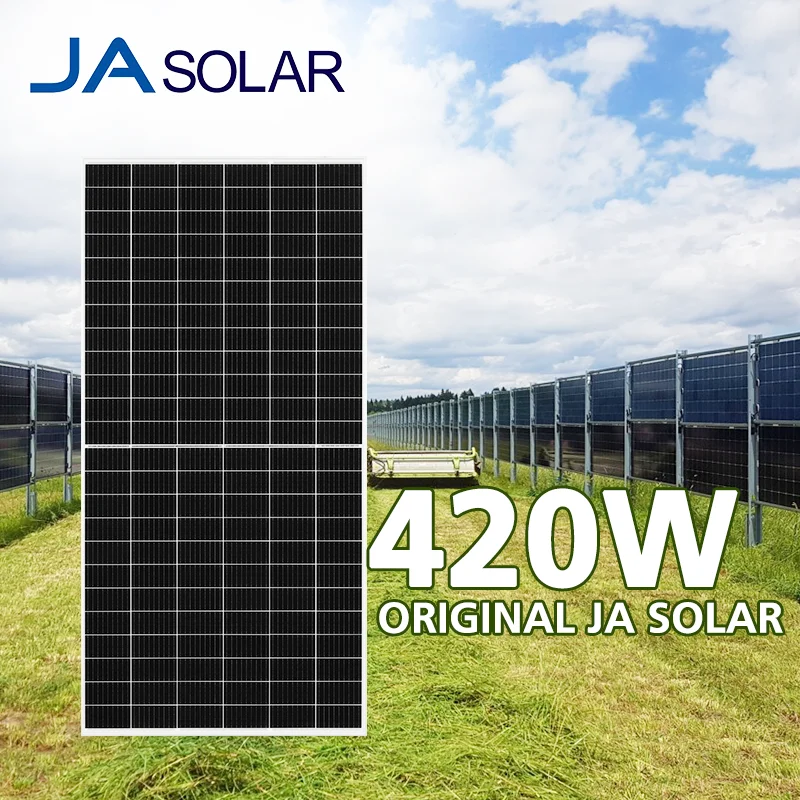 Производители солнечных панелей JA solar mono half cell MBB солнечные фотопанели 400 Вт 405 410 420 для сертификации TUV