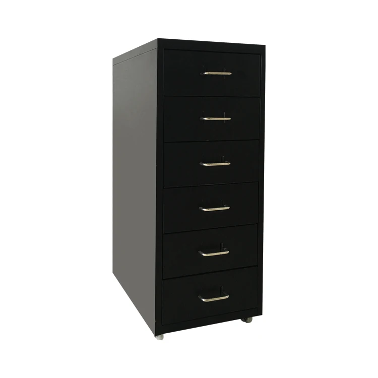 Лидер продаж, домашняя мебель, подвижный стальной шкаф с 6 ящиками и замком для дома