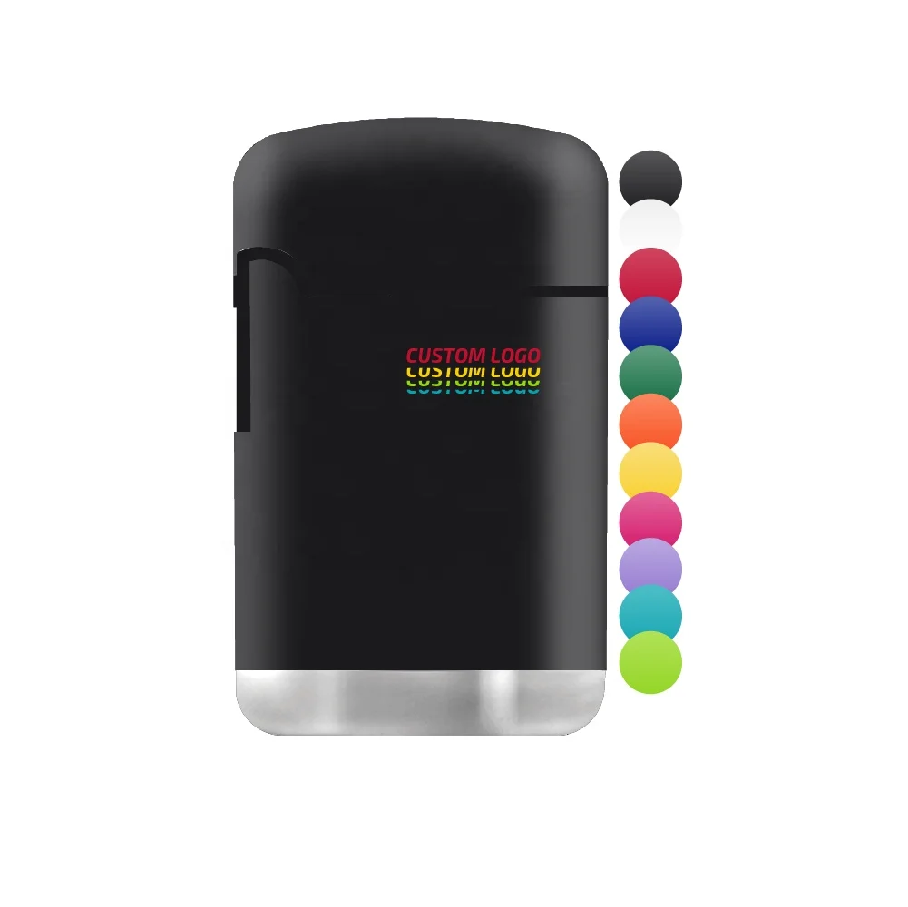 Fancy smoke cigarette gas custom logo print advertising butane gas torch lighter for cigar