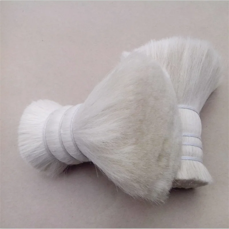 Washed double drawn dressed goat hair for paint brush