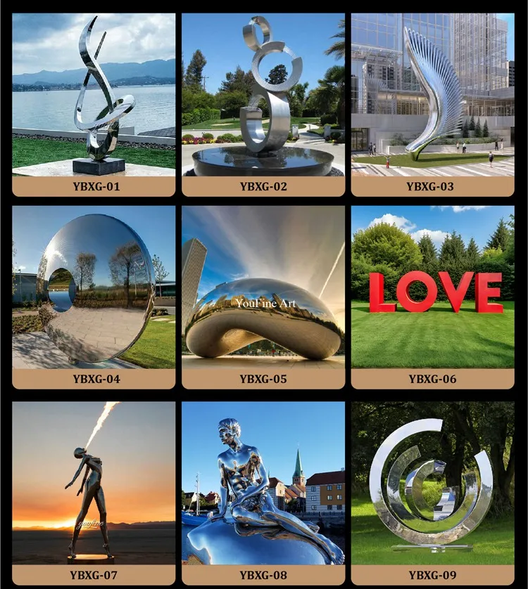 stainless steel sculpture
