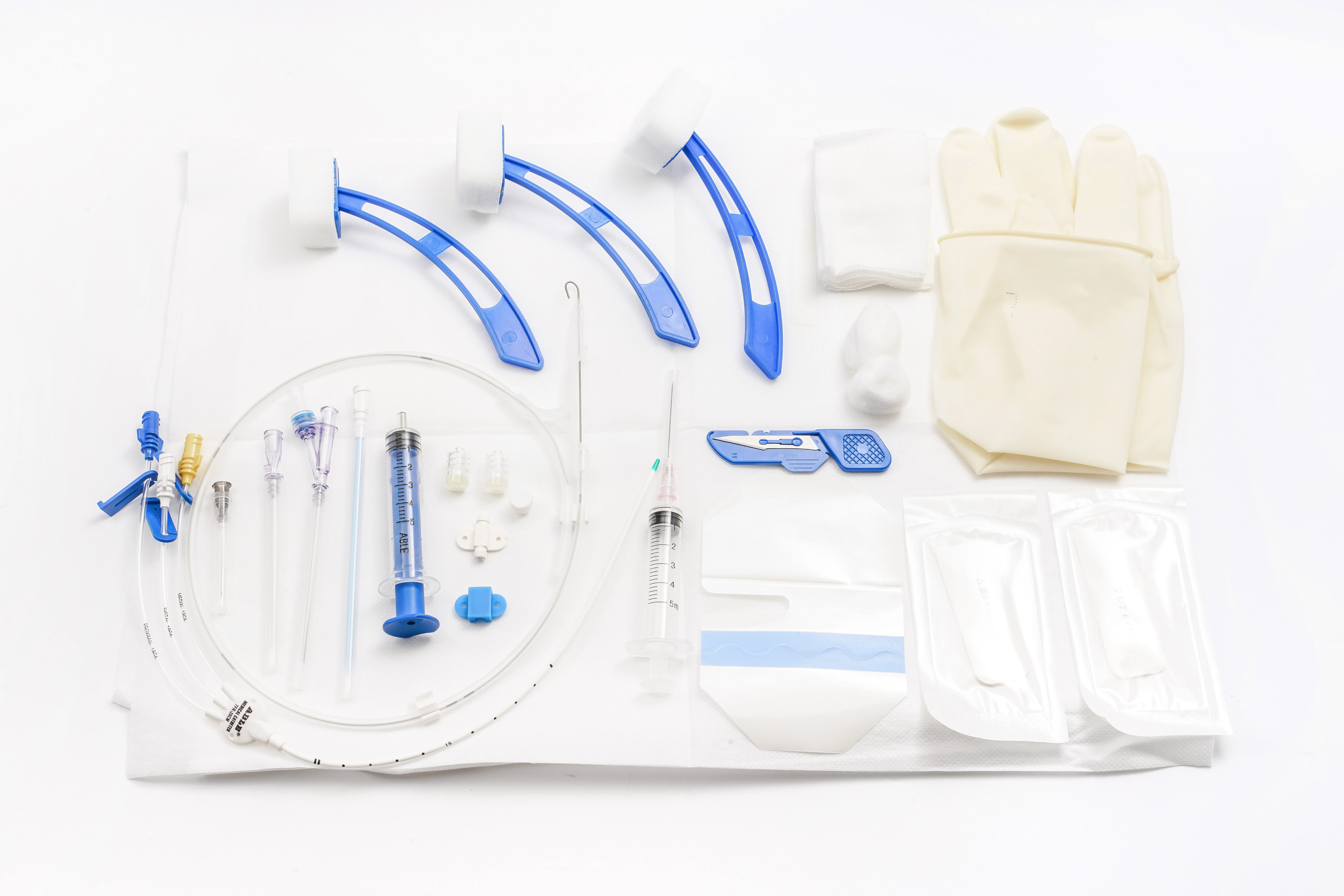 Medical supplies good price  indwelling triple lumen central venous femoral catheter kits