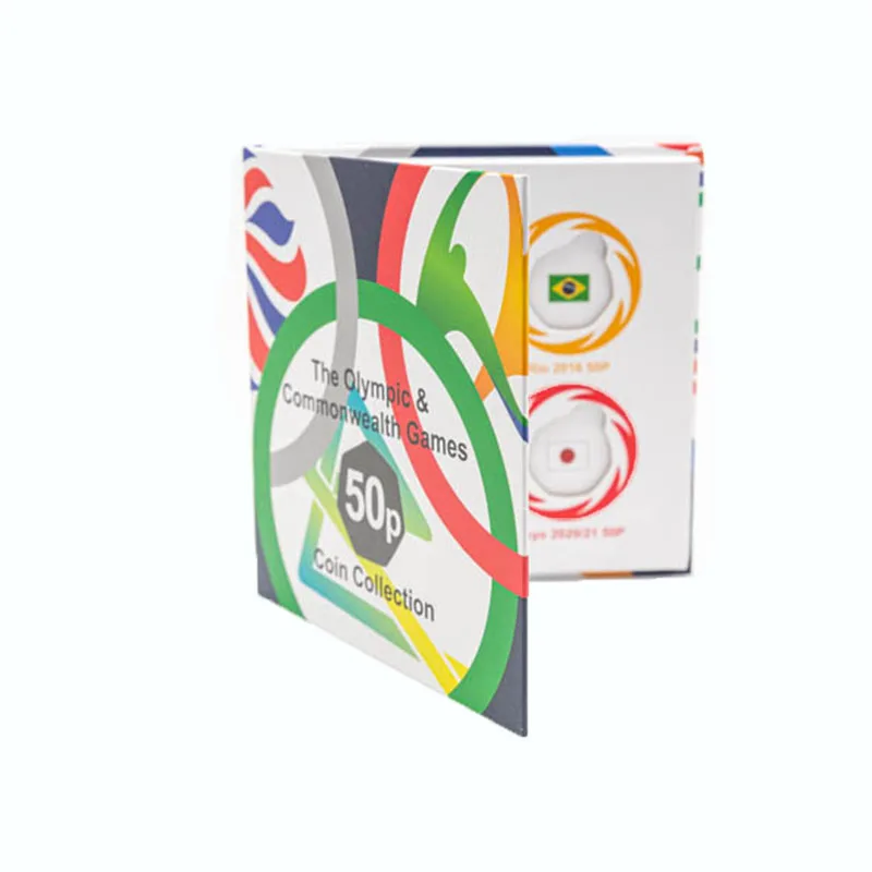 China Factory Hardcover Coin Collection Book Coin Album Book Printing