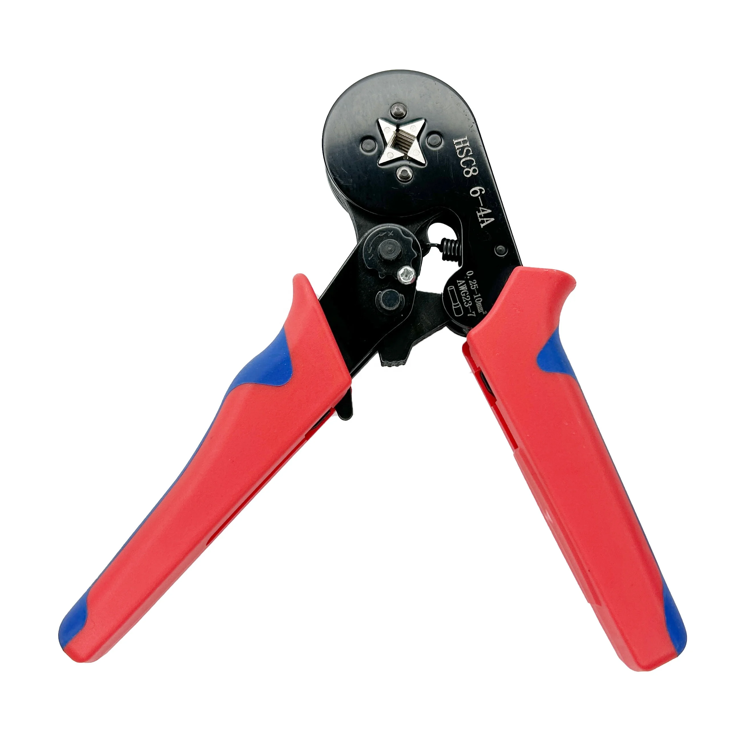 HSC8 6-4 Alicate square Wire crimper Plier set Cable ferrule 6-4a crimping tool kit with 1200 terminal