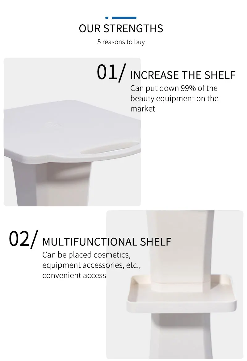 wholesale white modern trolley beauty salon