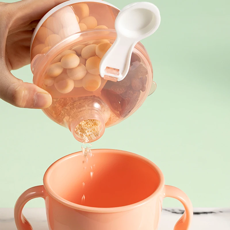 Small Baby Food Storage Formula Milk Powder Dispenser Box Plastic Milk Powder Storage Container BPA Free