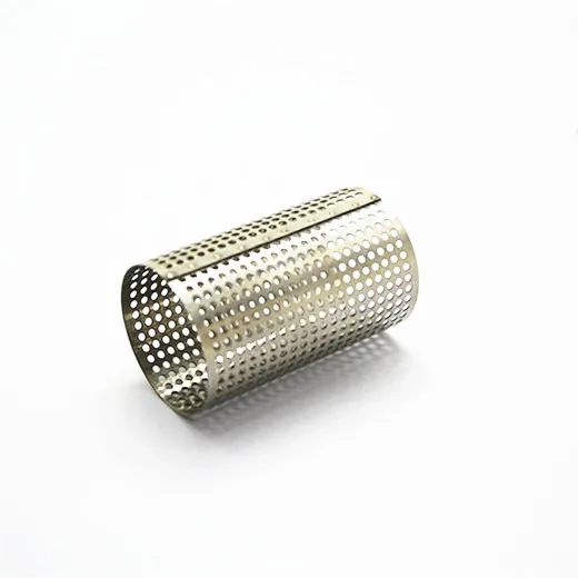 Professional Customized 304 Stainless Steel Perforated Sheet Metal Cylinder Filter Tube